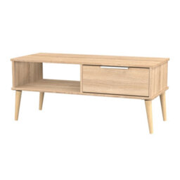 Seoul 1 Drawer Coffee Table In Bardolino Oak (Ready Assembled) - thumbnail 3