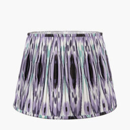 Pacific Lifestyle 30Cm Lilac Patterned Tapered Lampshade Empire Table Lamp Shades