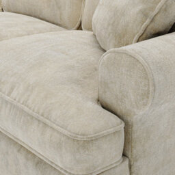 Alfie Left Hand Mink Corner Sofa For Living Room - Fully Assembled By Roseland Furniture - thumbnail 3