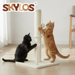 Skylos 54Cm Cat Scratching Post Natural Sisal Heavy Duty Scratcher Ball - thumbnail 9