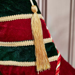 Dibor Red Jingle Bell Velvet Xmas Gift Decoration Christmas Stocking For Kids - thumbnail 4