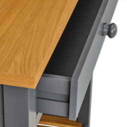 Statement Furniture Ludlow Slate Grey Console Table - Small - thumbnail 5