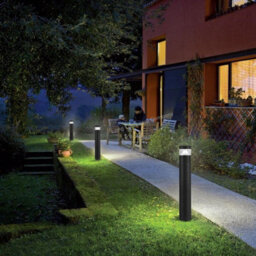 Long Life Lamps Company 3W Black Led Bollard Post Ground Spike Light Cool White Zlc301Cw - thumbnail 7