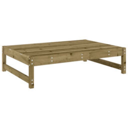 Walplus Garden Outdoor Footstool 120X80 Cm Impregnated Wood Pine - thumbnail 3