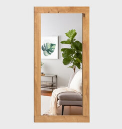 Hallowood Furniture Waverly Oak - Oak Framed Mirror (M1380-L) - thumbnail 8