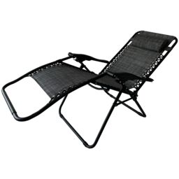 Bergama Grey Metal Gravity Chair, Pack Of 2 - thumbnail 4