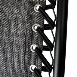 Bergama Grey Metal Gravity Chair, Pack Of 2 - thumbnail 7