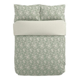V&a Daffodil Dreams Duvet Cover Set Super King Size Green - thumbnail 2