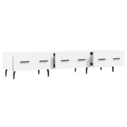 Berkfield Sturdy Tv Cabinet White 150X36X30 Cm Engineered Wood - thumbnail 6