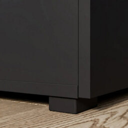 Arte Visby Sideboard Cabinet 195 Cm In Black - Dramatic Wide Storage With Sleek Hidden Compartments - thumbnail 6