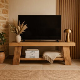 L150Xw30Xh40Cm Rome Solid Wood Chunky Tv Unit / Bench - thumbnail 8