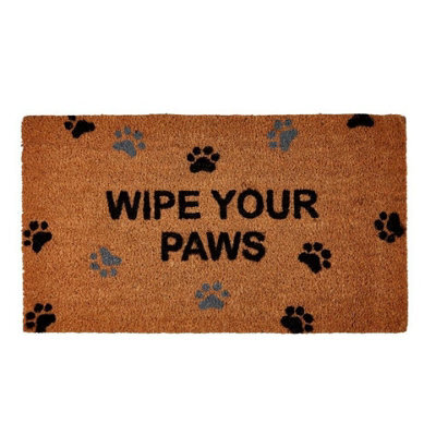 Groundsman Wipe Your Paws Door Mat Brown/black (70Cm X 40Cm)