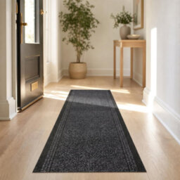 "Bravich Charcoal Grey Hallway Runner 66 X 152Cm (2'2"" X 5')" - thumbnail 1