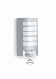 Steinel L 12 S Silver Modern Outdoor Wall Light Pir Motion Sensor Aluminium Ip44 - thumbnail 2