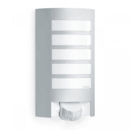 Steinel L 12 S Silver Modern Outdoor Wall Light Pir Motion Sensor Aluminium Ip44