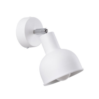Luminosa Lighting Luminosa Elba Dome Single Spotlight Wall Lamp White - image 1