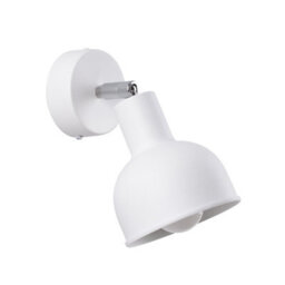 Luminosa Lighting Luminosa Elba Dome Single Spotlight Wall Lamp White - thumbnail 1
