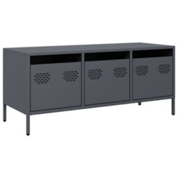 Berkfield Industrial Tv Cabinet Anthracite 101.5X39X43.5 Cm Cold-Rolled Steel