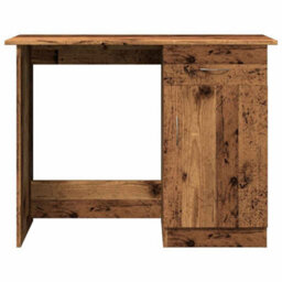 Berkfield Desk Old Wood 100X50X76 Cm Engineered Wood - thumbnail 4