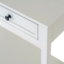 Hill Interiors Belmont Collection 2 Drawer Console Table - Wood - L33 X W90 X H80 Cm - White - thumbnail 3