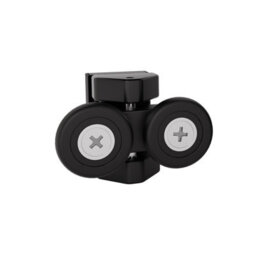 Nes Home Pack Of 8 Shower Door Wheels 23mm Black Top And Bottom Roll Runners - thumbnail 3