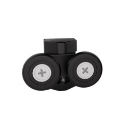 Nes Home Pack Of 8 Shower Door Wheels 23mm Black Top And Bottom Roll Runners - thumbnail 4