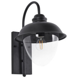 Beliani Outdoor Wall Light Matte Black Sconce Weatherproof, Warm White Illumination, W36 X D20 X H42Cm - thumbnail 3