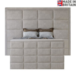 Copenhagen Upholstered  Pebble Television Bed Frame - thumbnail 5