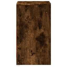 Berkfield Bedside Cabinet With Led Lights Smoked Oak Engineered Wood - thumbnail 7