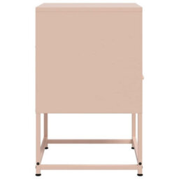 Berkfield Bedside Cabinets 2 Pcs Pink 36X39X60.5 Cm Steel - thumbnail 7