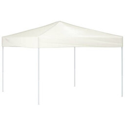 Walplus Folding Party Tent Garden Gazebo Canopy Cream 3X3 M - thumbnail 2