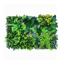 Amorly 2Pcs Artificial Greenery Wall, Fake Plant Panels,uv Anti Faux Grass Wall, Green Backdrop, Privacy Fence Screen - thumbnail 3