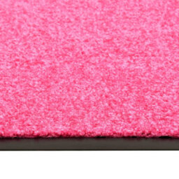 Berkfield Doormat Washable Pink 90X120 Cm - thumbnail 5