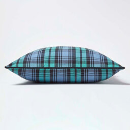 Homescapes Cotton Black Watch Tartan Cushion Cover, 30 X 50 Cm - thumbnail 3