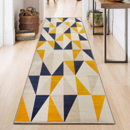 Ameha Kitchen Hallway Large Runner Rugs Outdoor/indoor Rug Geometric Printed Brio, 80X300 Cm - thumbnail 4