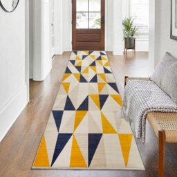 Ameha Kitchen Hallway Large Runner Rugs Outdoor/indoor Rug Geometric Printed Brio, 80X300 Cm - thumbnail 2