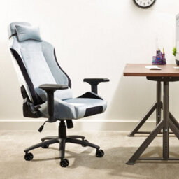 X Rocker Messina Ergonomic Pc Office Gaming Chair - Fabric Silver - thumbnail 2