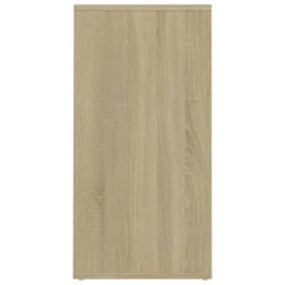 Berkfield Shoe Cabinets 2 Pcs Sonoma Oak 31.5X35X70 Cm Engineered Wood - thumbnail 7