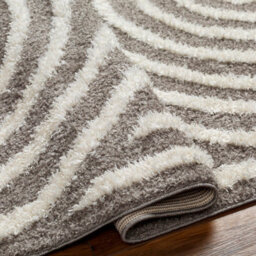Livabliss Rodos-Modern Charcoal White Soft Plush Pile Living Bedroom Rug 160 X 213 Cm Easy Care, Non Shedding - thumbnail 4