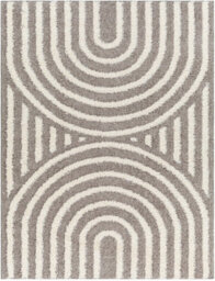 Livabliss Rodos-Modern Charcoal White Soft Plush Pile Living Bedroom Rug 160 X 213 Cm Easy Care, Non Shedding - thumbnail 1