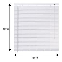 White Pvc Venetian Blind (W)180Cm (L)180Cm - thumbnail 6