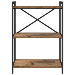 Berkfield Modern Bookcase Old Wood 60 X 30 X 83 Cm Engineered Wood - thumbnail 5