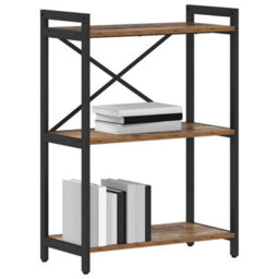 Berkfield Modern Bookcase Old Wood 60 X 30 X 83 Cm Engineered Wood - thumbnail 3