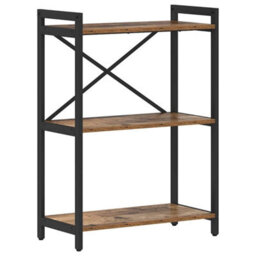 Berkfield Modern Bookcase Old Wood 60 X 30 X 83 Cm Engineered Wood - thumbnail 1