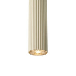 Nordlux Vico Metal Pendant Light Ribbed  Beige,mains - thumbnail 3