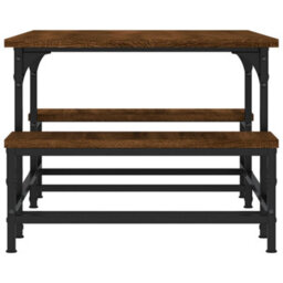 Berkfield Coffee Table Brown Oak 100X50.5X40 Cm Engineered Wood - thumbnail 5
