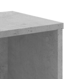 Berkfield Bookcase Concrete Grey 50X25X105 Cm Engineered Wood - thumbnail 7