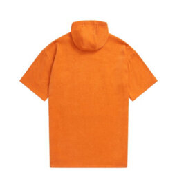 Animal Childrens/kids Gill Towelling Organic Poncho Orange (S-M) - thumbnail 2