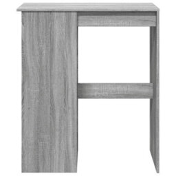 Berkfield Bar Table With Racks Grey Sonoma 90X47.5X103.5 Cm Engineered Wood - thumbnail 4