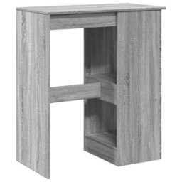 Berkfield Bar Table With Racks Grey Sonoma 90X47.5X103.5 Cm Engineered Wood - thumbnail 6